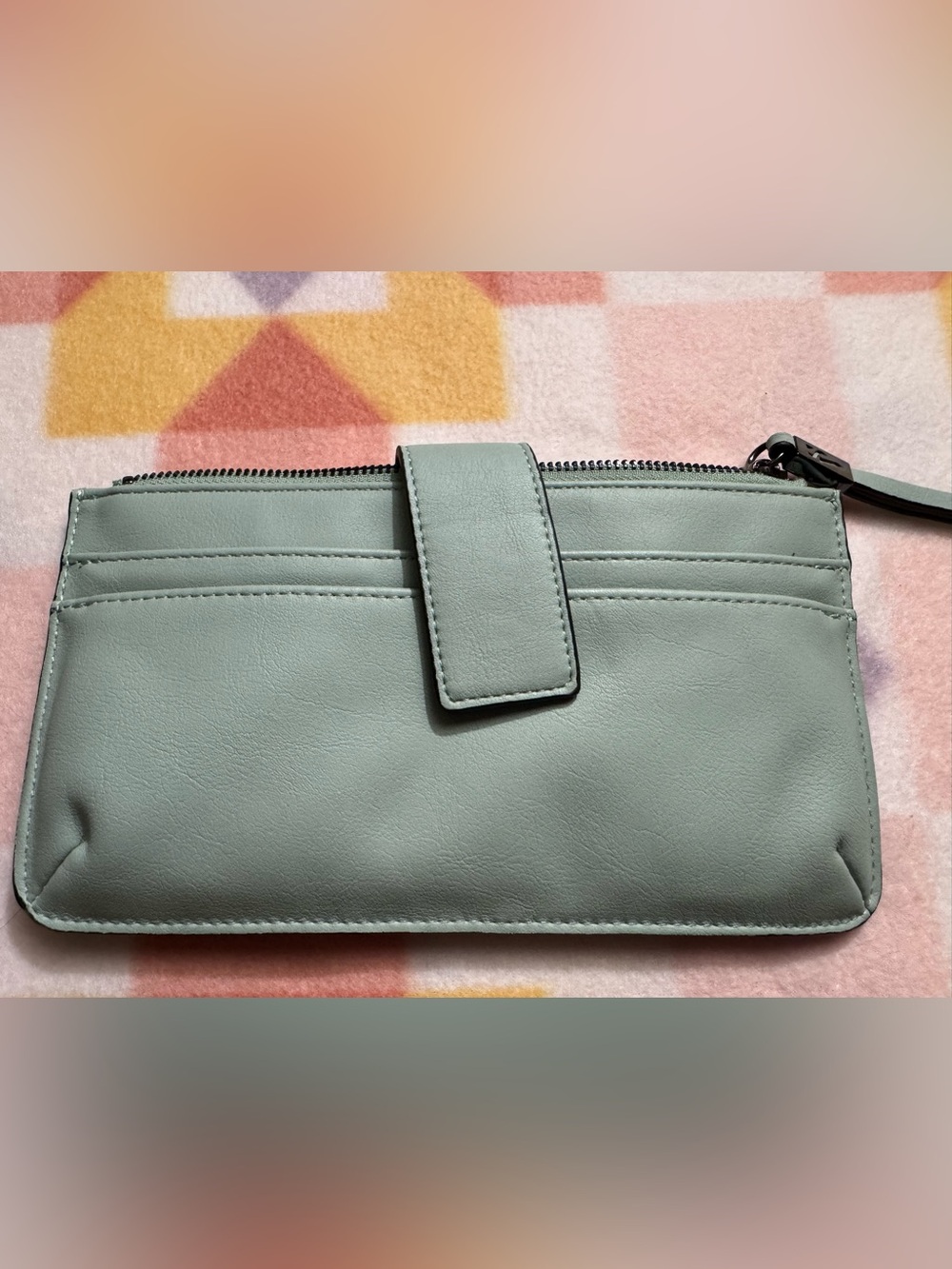 Simply Vera Vera Wang Mint Green Wristlet Wallet